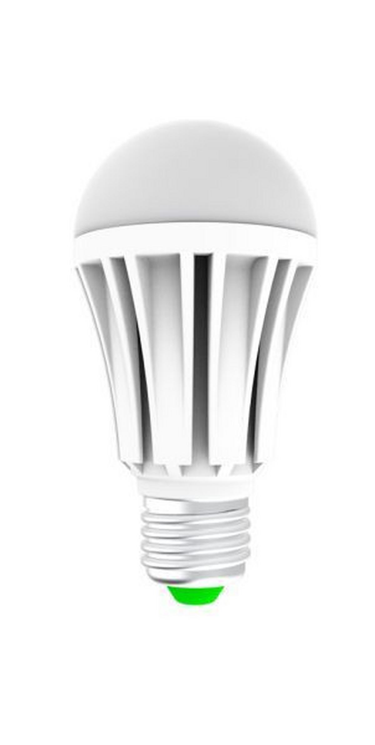 Led-izzó 11w E27 - fehér, műanyag/fém (6/11cm)