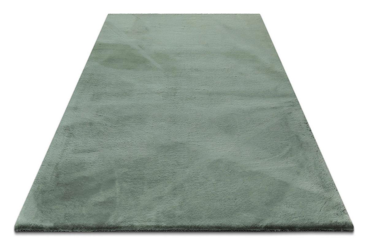 Hochflorteppich Grün, Bxl: Ca. 70x140 Cm - Salbeigrün, KONVENTIONELL, Textil (70/140cm) - Esprit