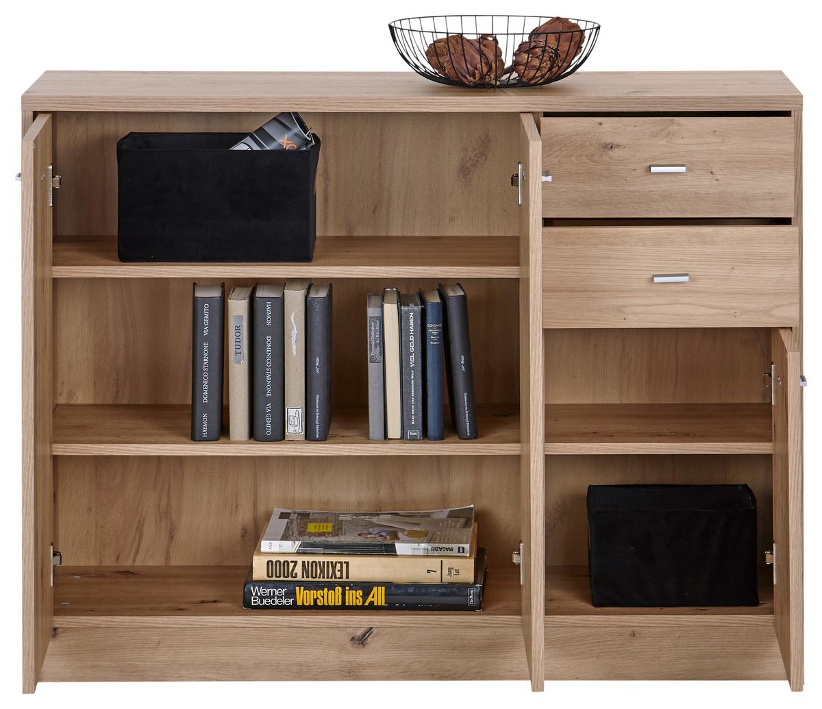 KOMODA 4-YOU NEW YUK05 - dub artisan, Moderní, kompozitní dřevo (109,1/85,4/34,6cm)