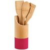 Küchenhelferset 81163 - Hellbraun/Beere, Basics, Holz (9/9/30cm) - Kesper