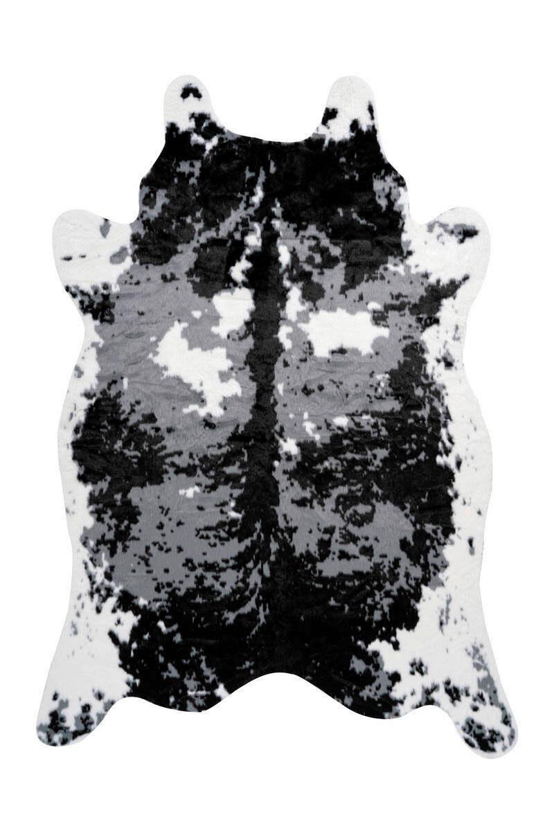 Kunstfell Desert Schwarz/Weiß 160x230 cm - Schwarz/Weiß, Basics, Textil (160/230cm) - Kayoom