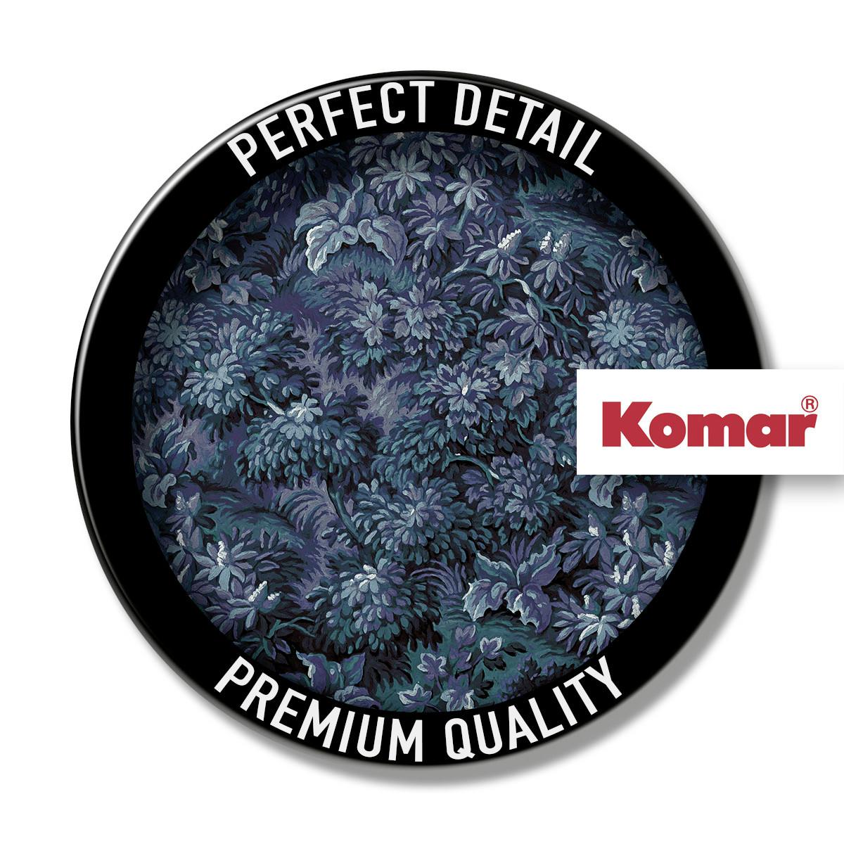 Fototapete D1-038 Azul - Blau/Weiß, Trend (125cm)
