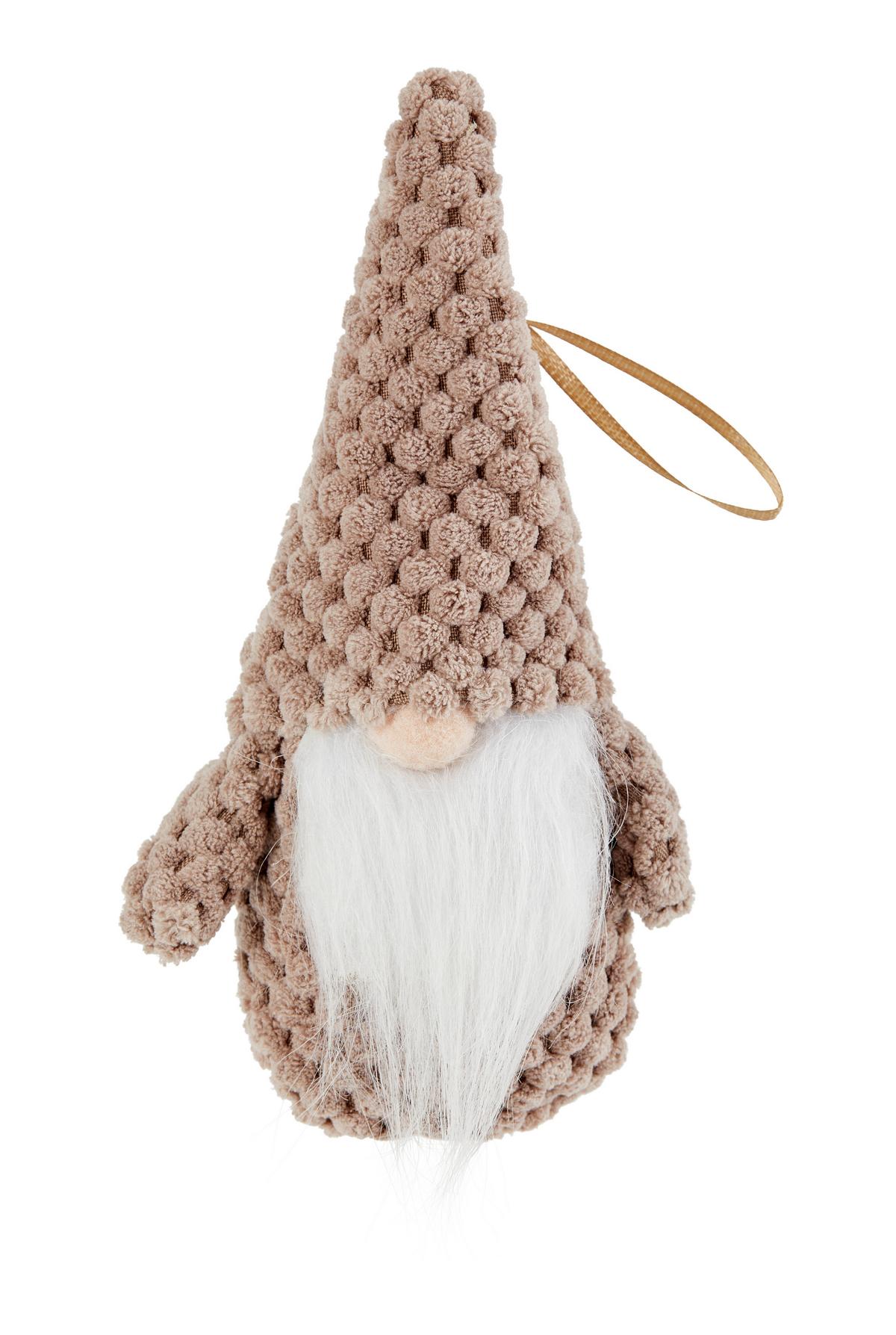 Dekohänger Alex - Hellbraun/Dunkelbraun, KONVENTIONELL, Kunststoff (9/5,5/17cm)