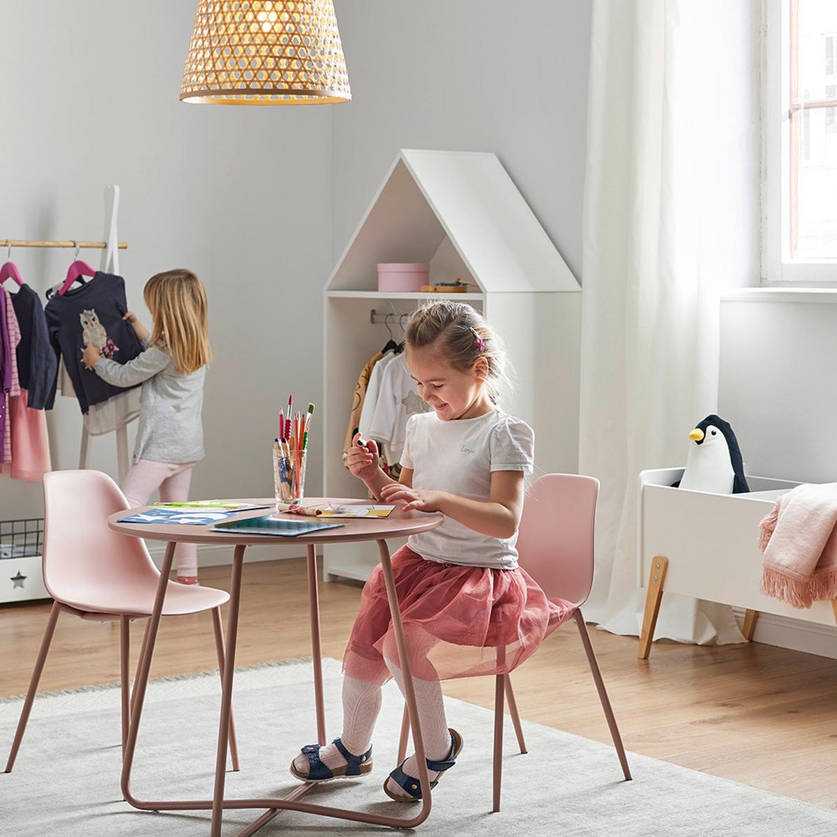 Detský regál LIA - biela, Modern (84/136/36cm) - Bessagi Kids