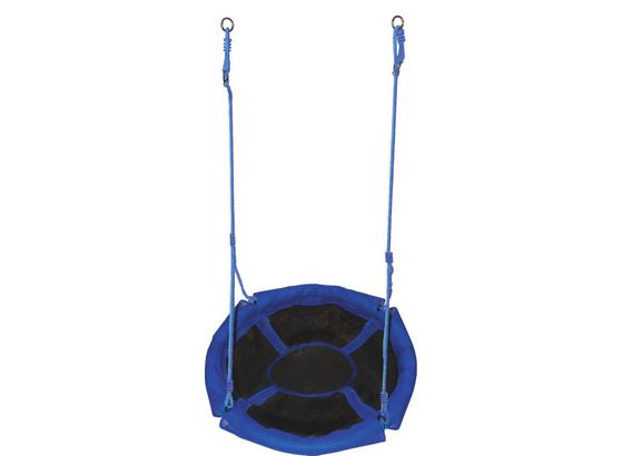 Nestschaukel DM 90 cm - Blau/Schwarz, MODERN, Kunststoff (90cm) Nestschaukel DM 90 cm - Blau/Schwarz, MODERN, Kunststoff (90cm)