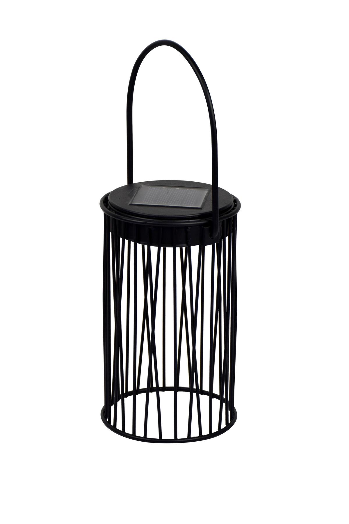 Solární svítidlo Levi - černá, Moderní, kov/plast (10/15,8-27cm) - Modern Living