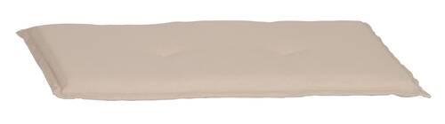 Auflage für Bank Ascot 120x45x7 cm Beige - Beige, Basics, Textil (120/45/7cm) - Gardenson