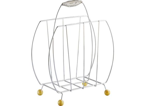 Zeitungsständer Darnie Spring - Chromfarben/Buchefarben, KONVENTIONELL, Holz/Metall (35/44,5/20cm) - Boxxx Zeitungsständer Darnie Spring - Chromfarben/Buchefarben, KONVENTIONELL, Holz/Metall (35/44,5/20cm) - Boxxx