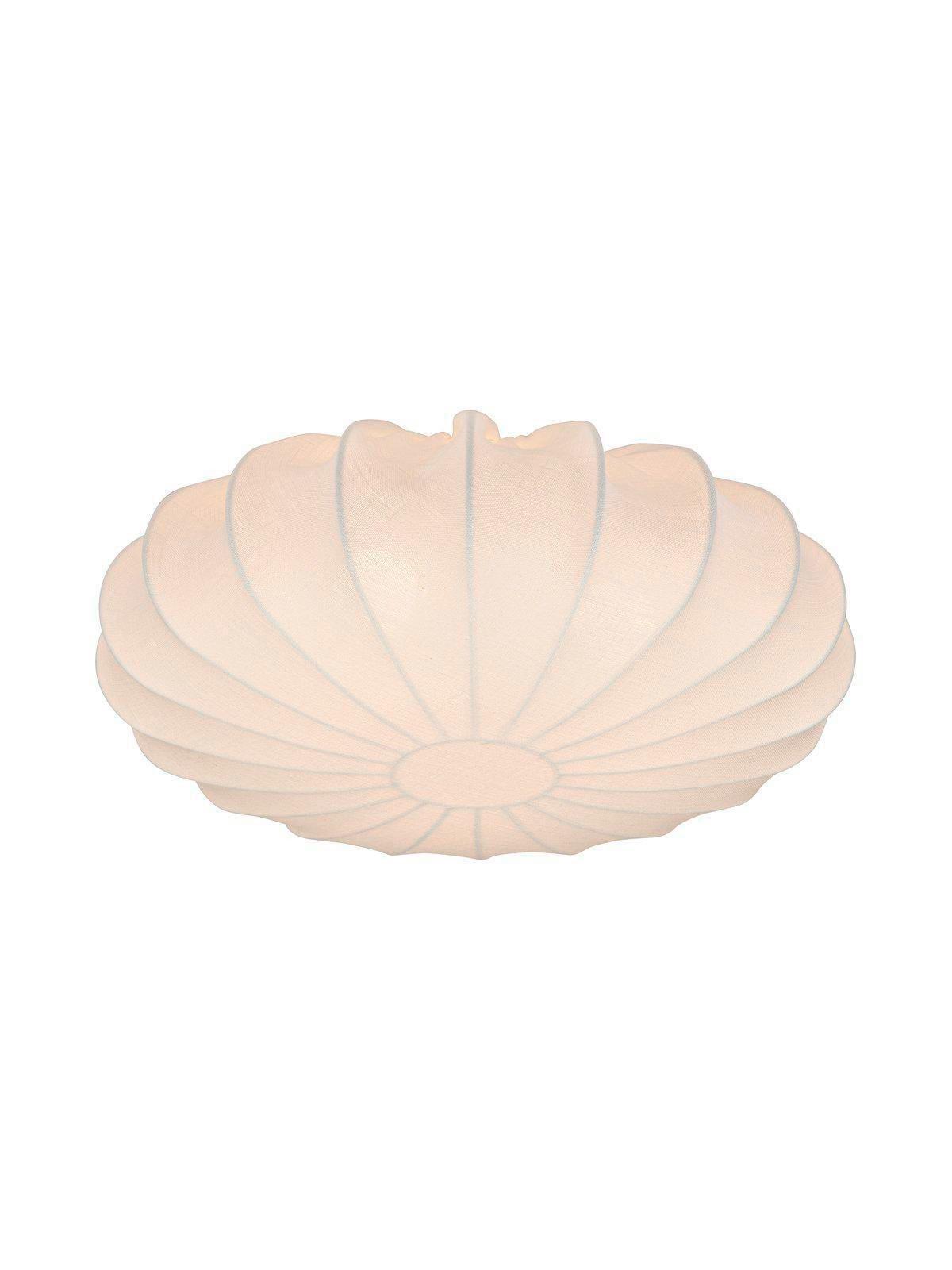 Deckenleuchte Plafond Creme D: 42 cm - Creme, Trend, Textil (42/18cm)