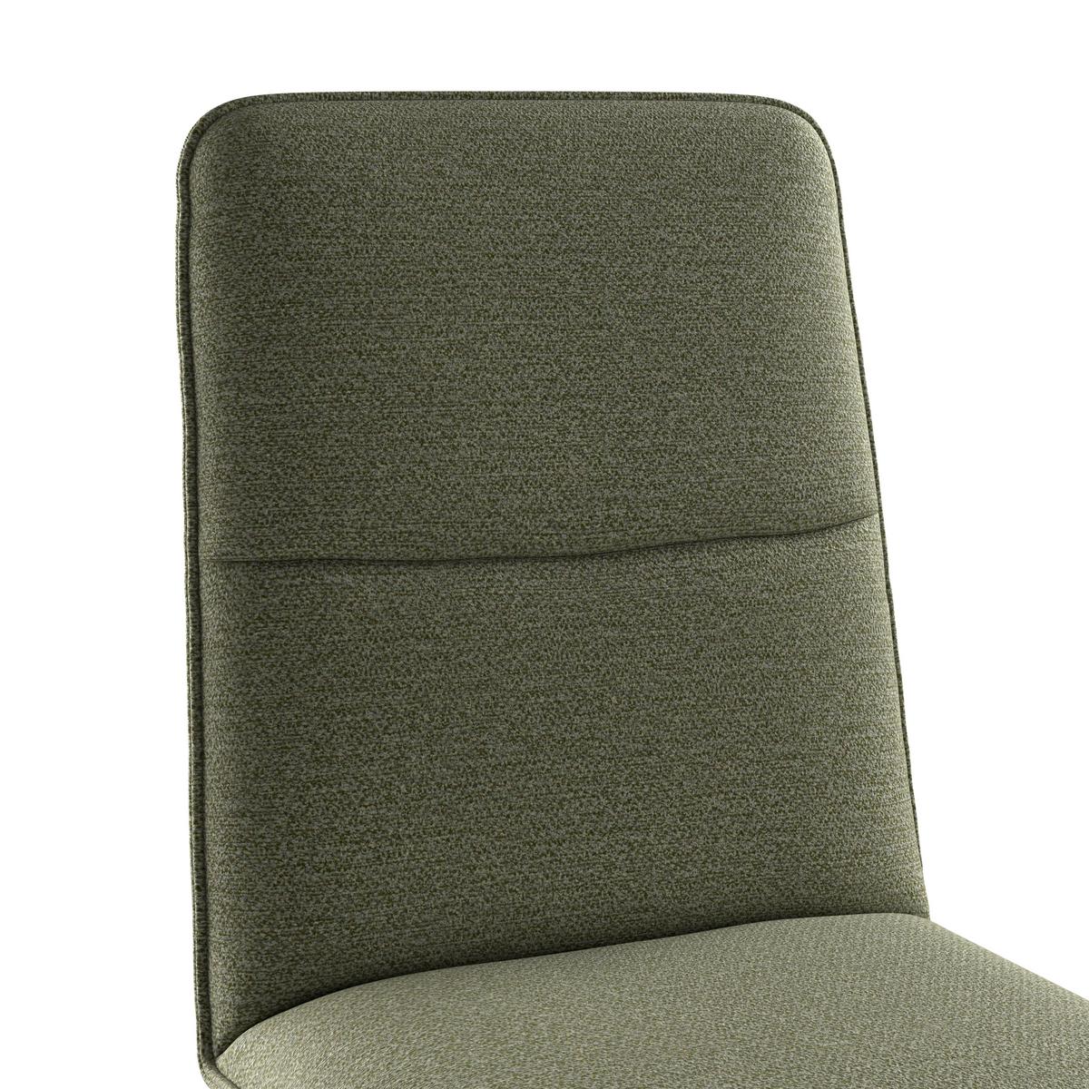 Vierfußstuhl Beluna Ii Webstoff Grün, B: 47cm - Eichefarben/Grün, KONVENTIONELL, Holz/Textil (47/91/44cm) - James Wood