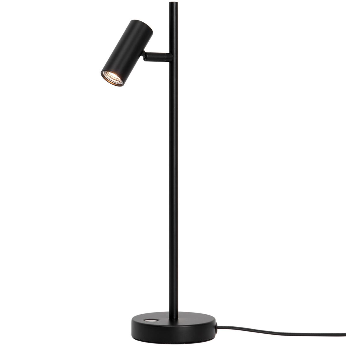 LED-Tischleuchte Omari Schwarz H: 40 cm - Schwarz, Design, Metall (40cm) - Nordlux