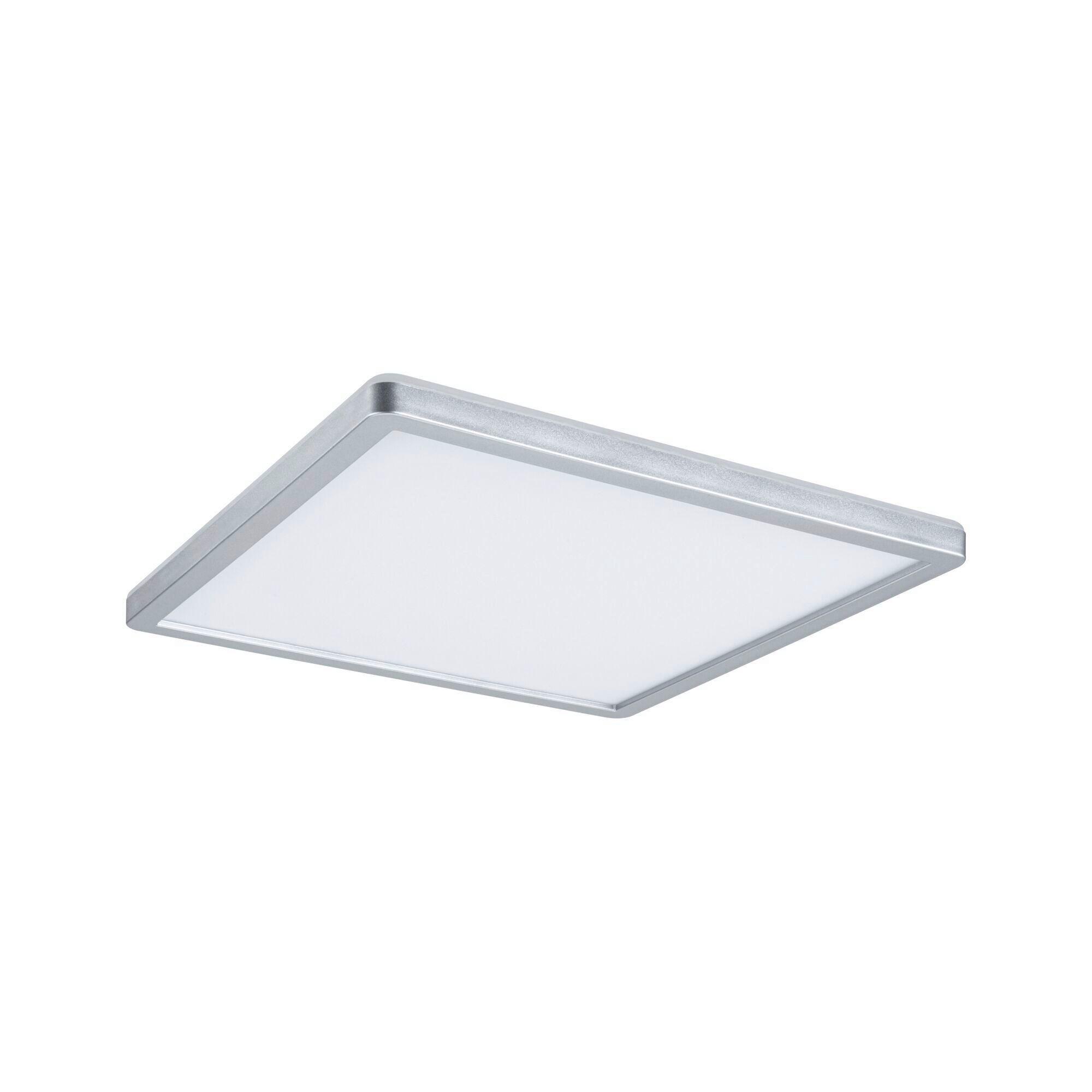 LED-Paneel L: 29,3 cm 70994 - Chromfarben, Basics, Kunststoff (29,3/29,3/2,8cm) - Paulmann