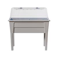 Hochbeet Kunststoff Victoria 78x81x38 cm Hellgrau - Hellgrau, Basics, Kunststoff (78/81/38cm)