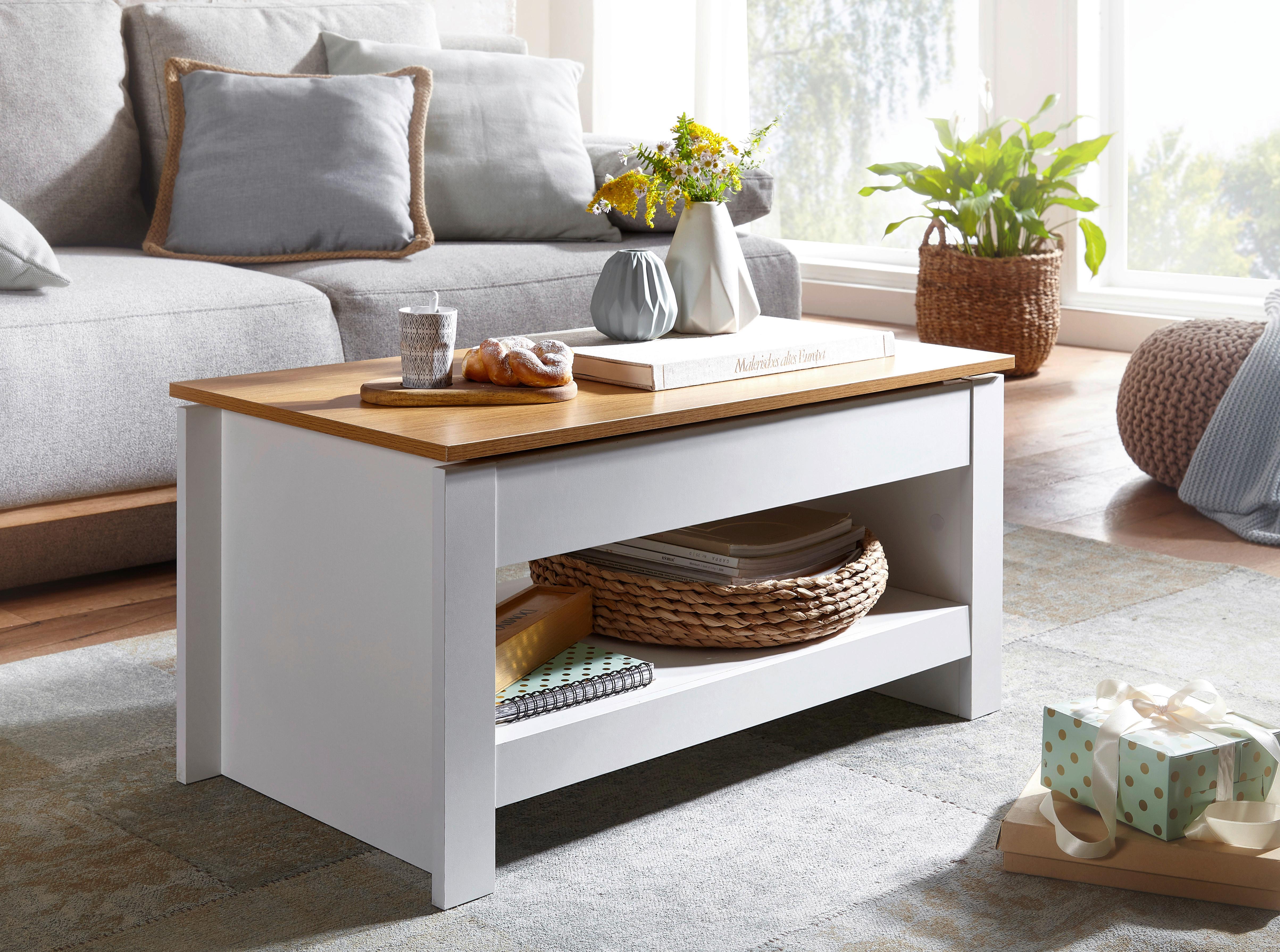 Couchtisch mit versteckter Ablage