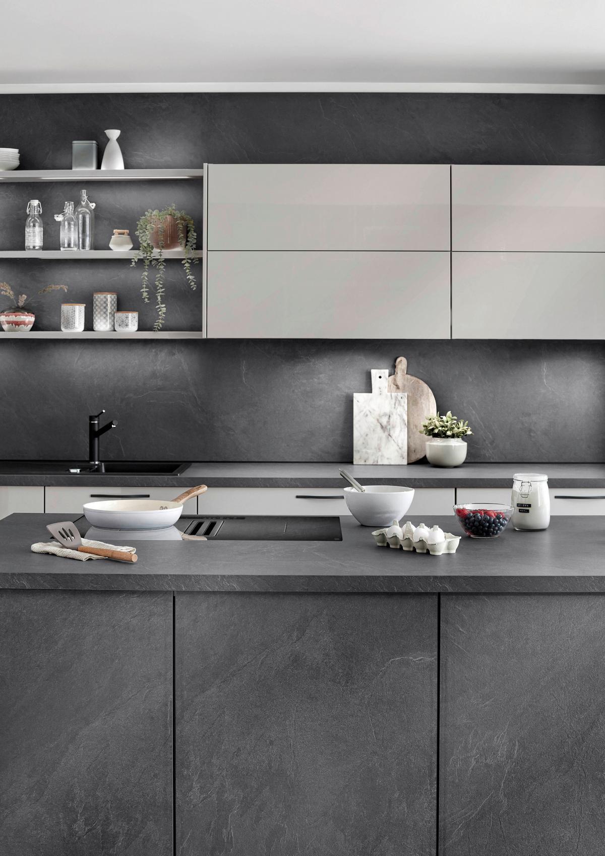 Einbauküche Eastbourne Frei Planbar Modernes Design - MODERN, Holzwerkstoff - Vertico