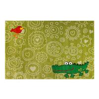 Kinderteppich Crocodile - Grün, Trend, Textil (120/170cm) - Sigikid
