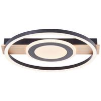 Led-deckenleuchte G99927a76 Maureen - Hellbraun/Schwarz, Design, Holz/Kunststoff (5/39/37cm) - Brilliant