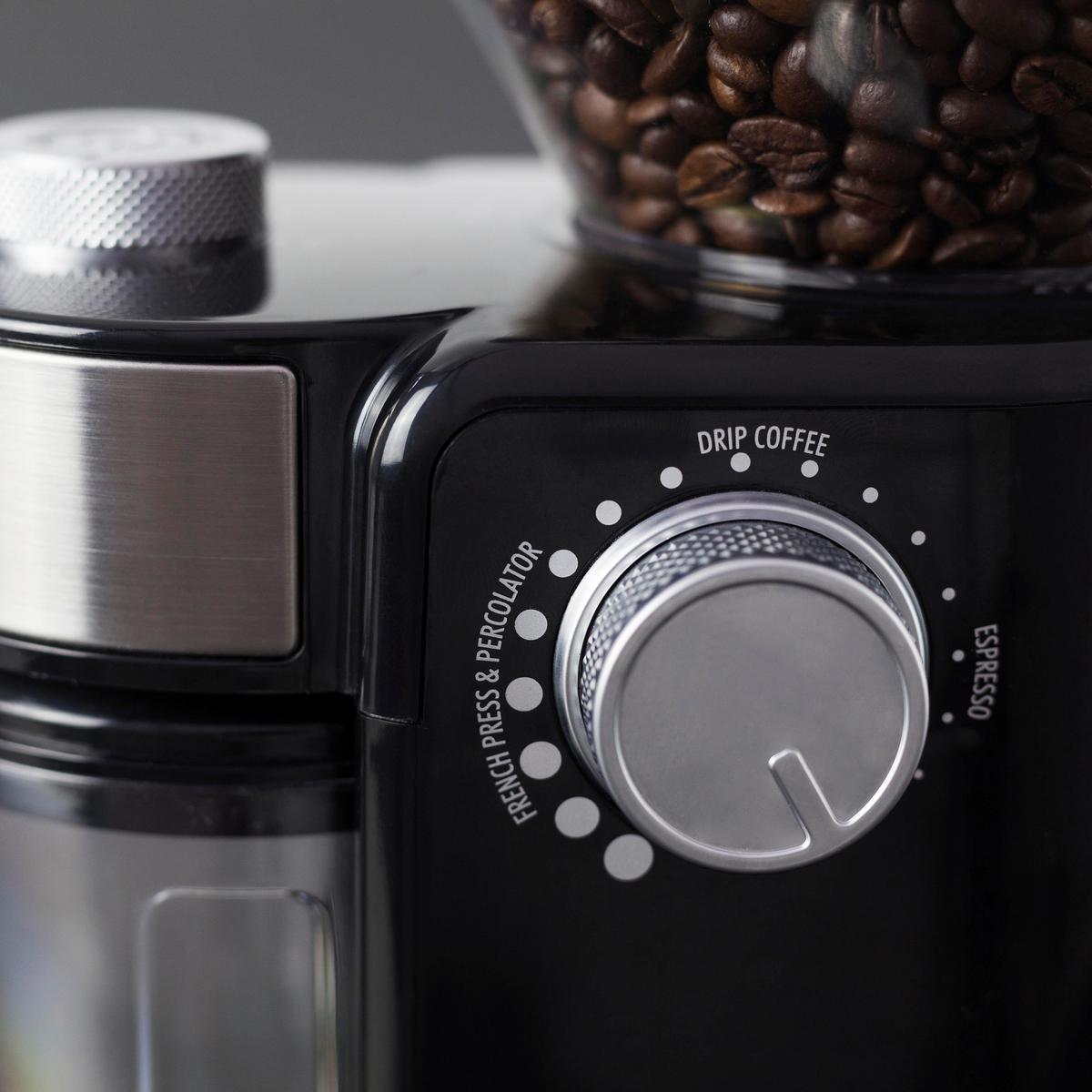 Kaffeemühle 1833 - Edelstahlfarben/Transparent, Basics (13/25/18cm) - CASO Design