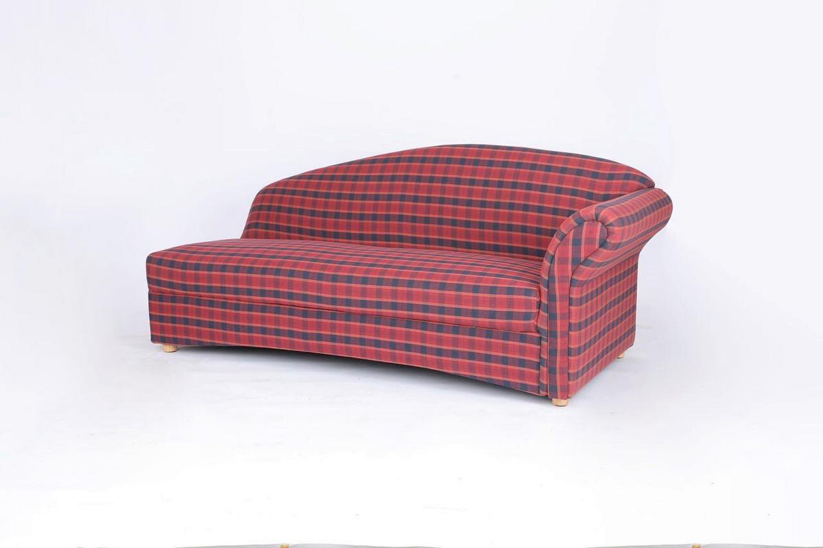 3-Sitzer Loretta, Armlehne rechts, ca.193x83x85 cm - Bordeaux/Rot, Basics, Holz/Holzwerkstoff (193/83/85cm)