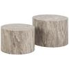 Couchtischset Dice Grau, 58 Cm - Grau, Design, Holzwerkstoff (58/58/40cm) - MID.YOU