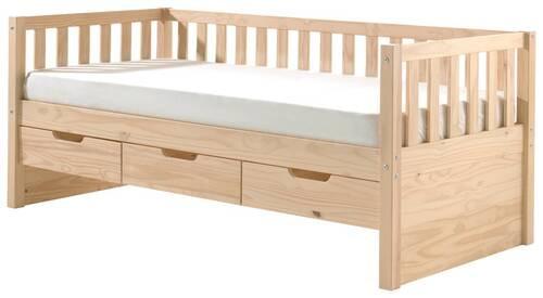 Stauraumbett Fritz Kieferfarben 90x200cm - Kieferfarben, MODERN, Holz/Holzwerkstoff (90/200cm) - MID.YOU