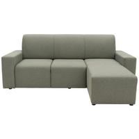 Ecksofa Looks Graubraun B: 222 cm - Graubraun/Schwarz, Design, Textil (222/150/88cm) - LOOKS by W.Joop