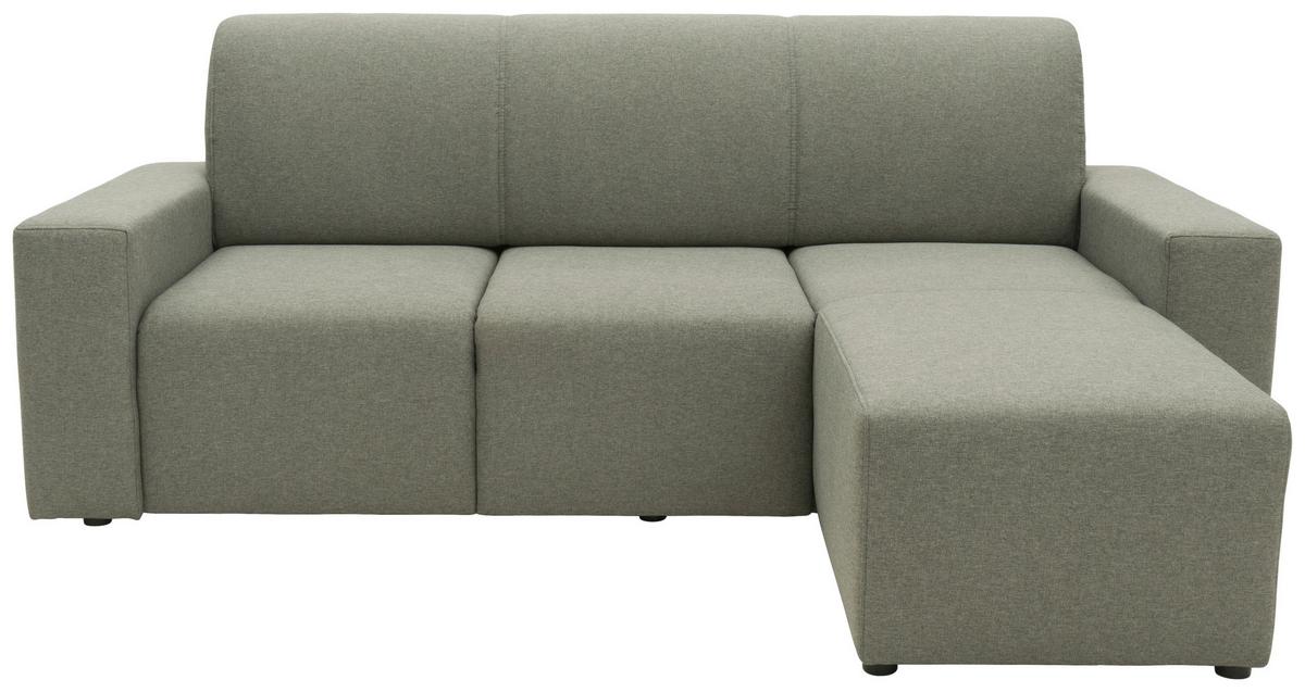 Ecksofa Looks Graubraun B: 222 cm - Graubraun/Schwarz, Design, Textil (222/150/88cm) - LOOKS by W.Joop