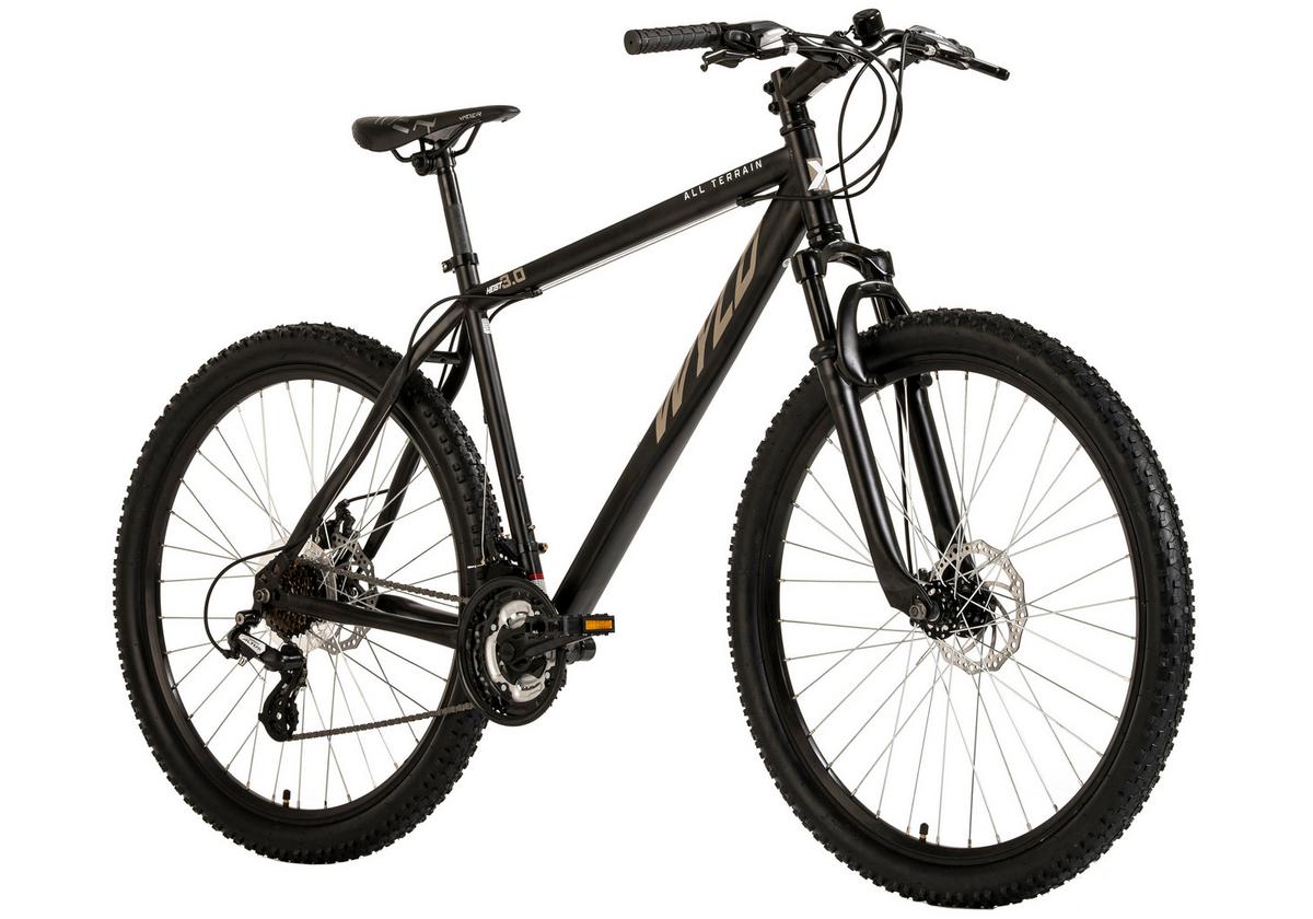 Mountainbike 403m - Schwarz, KONVENTIONELL, Metall (25/140/60cm)