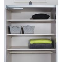 Einlegeböden 2er-set Schrank Sonate Rom 97x48 Cm - Grau, MODERN, Holzwerkstoff (97/2,2/48cm) - Luca Bessoni