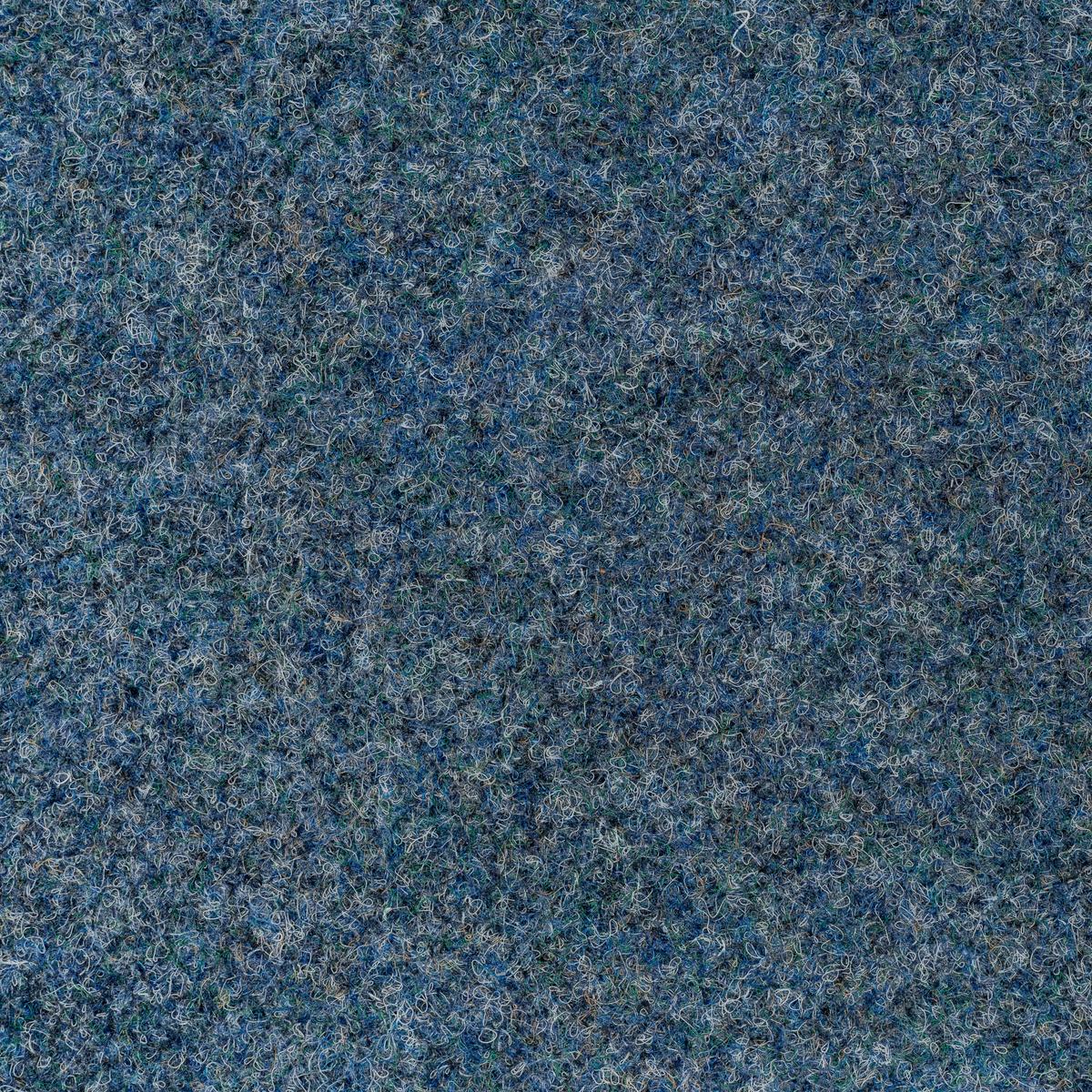 Teppichfliese Blau Merlin 50x50 cm Florhöhe 5,5 mm - Blau, Basics, Textil (50/50cm)