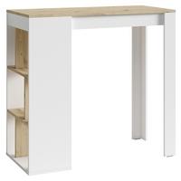 Bartisch Moby B: 110cm Eiche Artisan - Weiß/Eiche Artisan, MODERN, Holzwerkstoff (110/50/104cm) - MID.YOU