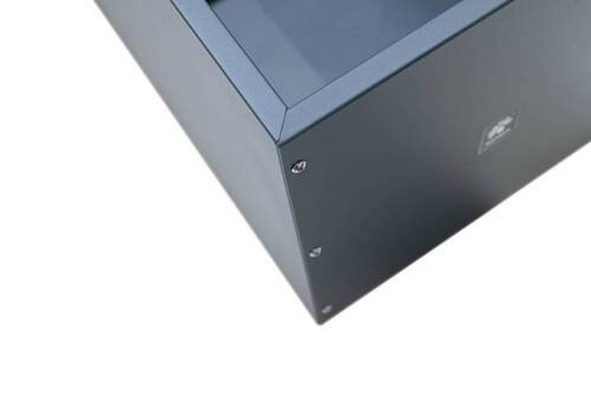 Pflanzentopf Pflanzkasten 150x50x50 - Anthrazit, Basics, Metall (50/50/150cm)