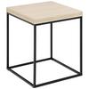 Beistelltisch Barossa 0000102431 - Beige/Schwarz, Design, Holzwerkstoff/Metall (40/40/45cm) - Livetastic