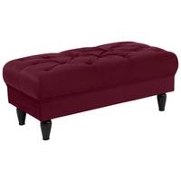 Hocker Cupido - Rot/Schwarz, Design, Textil (110/44/56cm) - MID.YOU