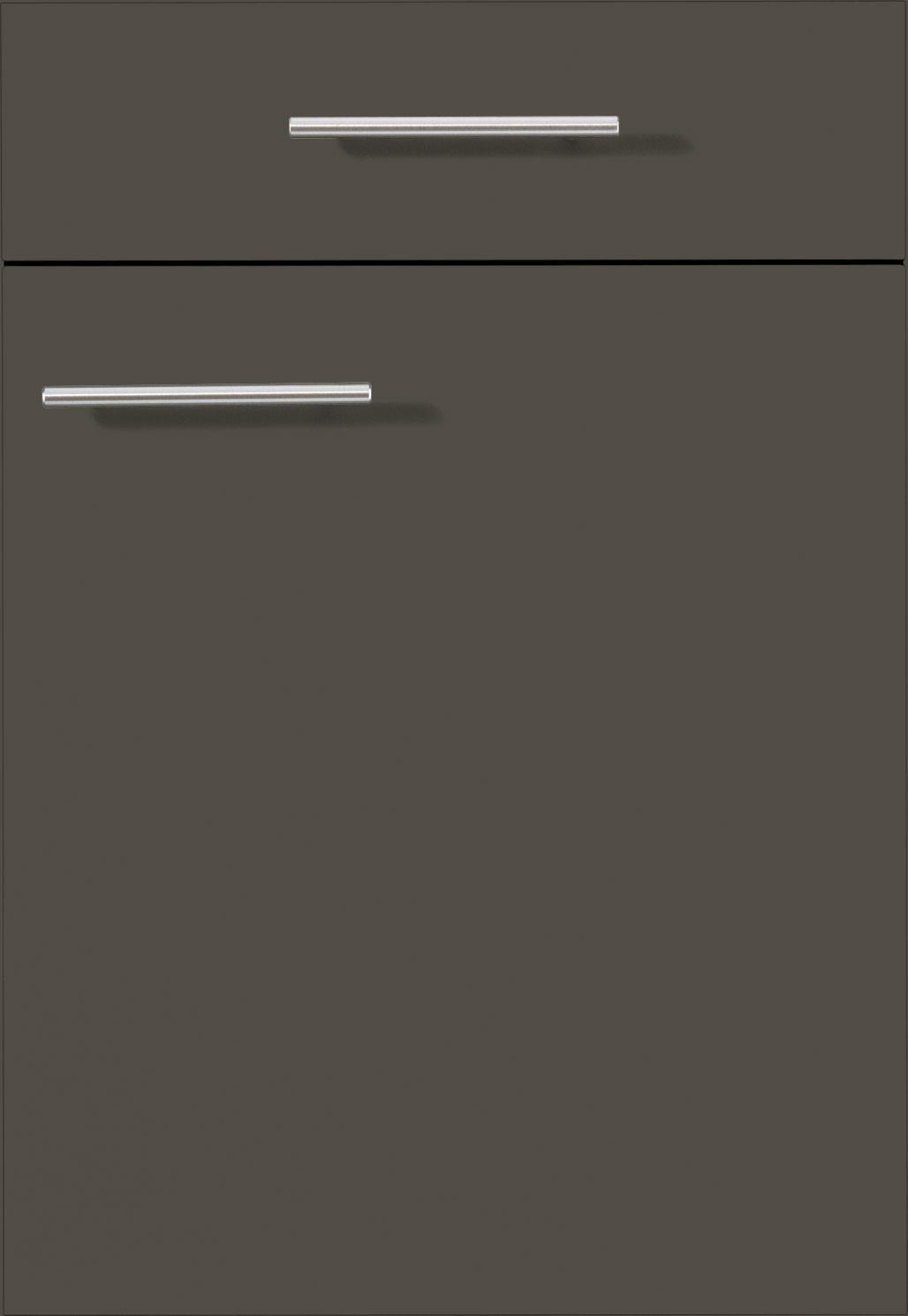 Frontfarbe Ip1200 Vulkanbraun - Dunkelbraun, MODERN, Holzwerkstoff - Impuls