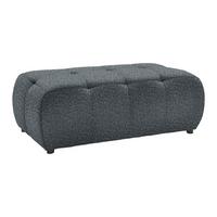 Taburet SOFI, šedá - šedá/černá, Moderní, textil (128/48/70cm) - Premium Living
