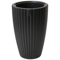Obal na květináč MIRA 40 - černá, Konvenční, plast (39/58,0/38,5cm) - Mömax