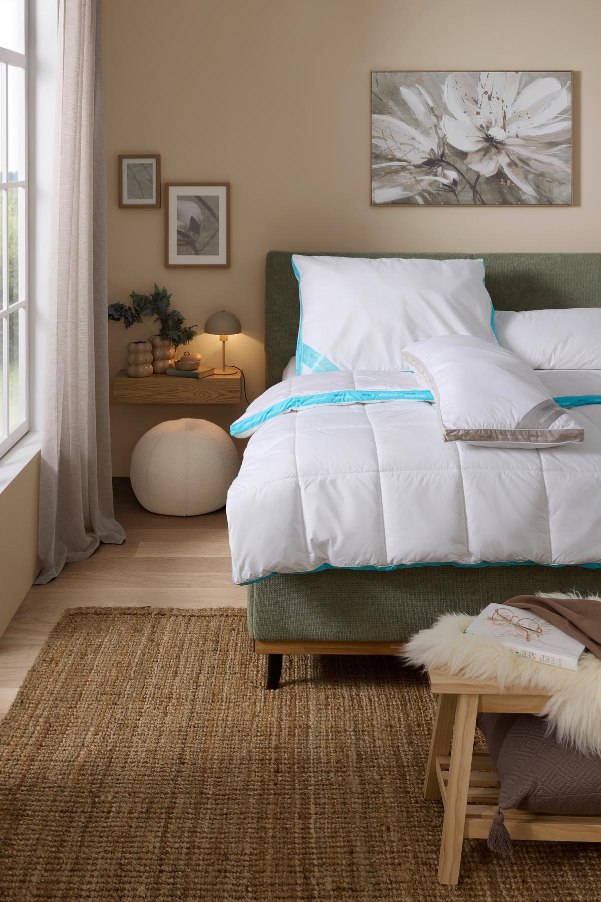 POLŠTÁŘ PRO SPANÍ NA BOKU Wellnes, 40/120 cm - bílá, textil (40/120cm) - Nadana