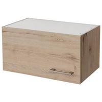 Kuchyňská horní skřiňka RIVA KH60, 60cm - dub San Remo/barvy nerez oceli, Moderní, kov/kompozitní dřevo (60/32/32cm)