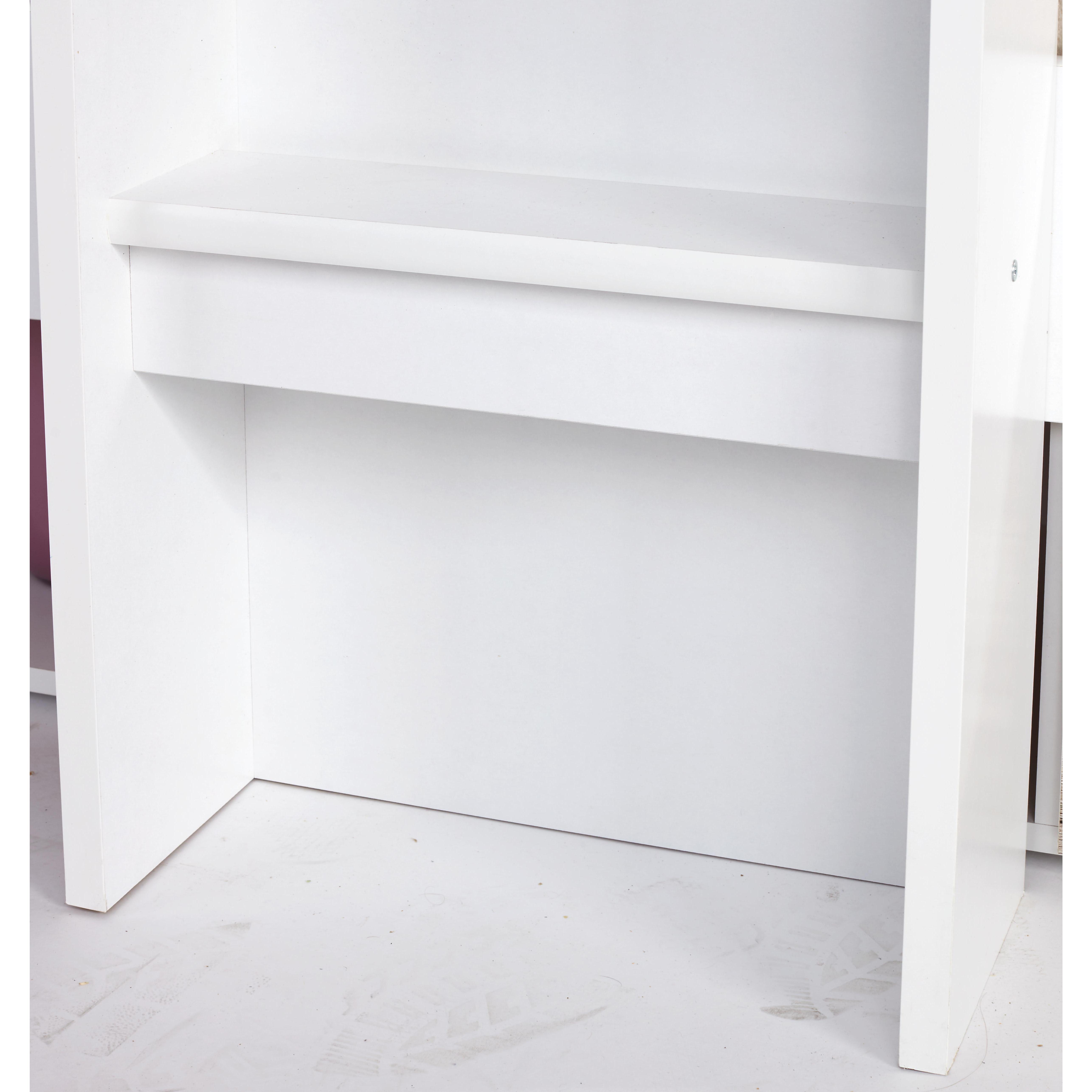 Etagenbett 90x200 cm für 2 Kinder mit Stauraum