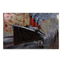 Metallbild Multicolor B: 120 cm - Multicolor, Basics, Metall (120/80/6cm)