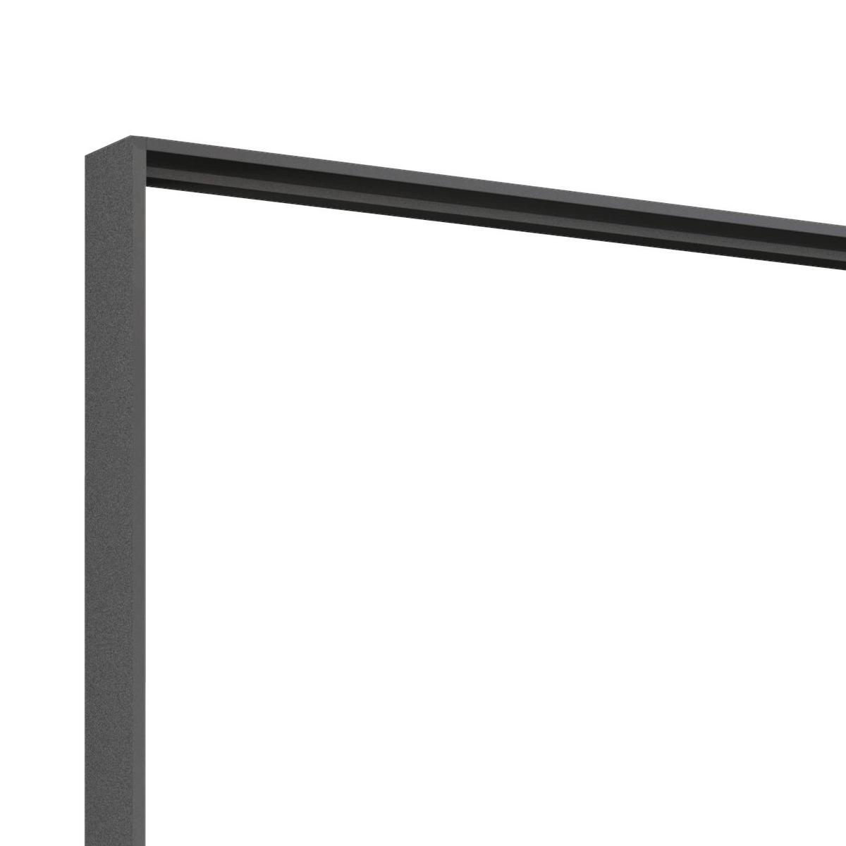 Paspartový rám MIAMI Š/V/H:cca 368/233/64cm - sivá, Modern, kompozitné drevo (368/233/64cm)