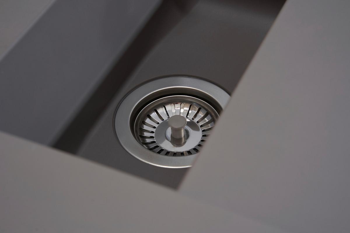 Spüle Respekta Denver Kunststein Bxt: 100x50 Cm - Grau, Trend, Glas/Kunststoff (100/20/50cm) - Respekta