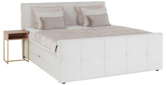 Boxspringbett mit Topper Mit Bettkasten 180x200 cm Medino - Beige, KONVENTIONELL, Holz/Holzwerkstoff (180/200cm) - Luca Bessoni