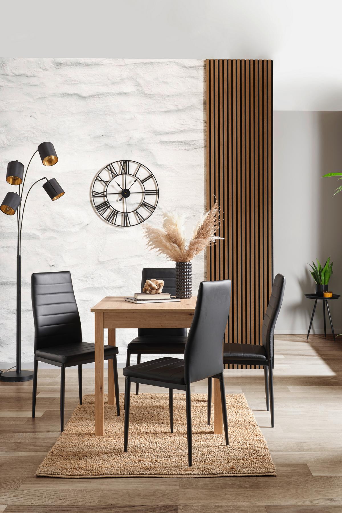 Esstisch Brick 80 - Eiche Artisan, KONVENTIONELL, Holzwerkstoff (80/76/80cm)
