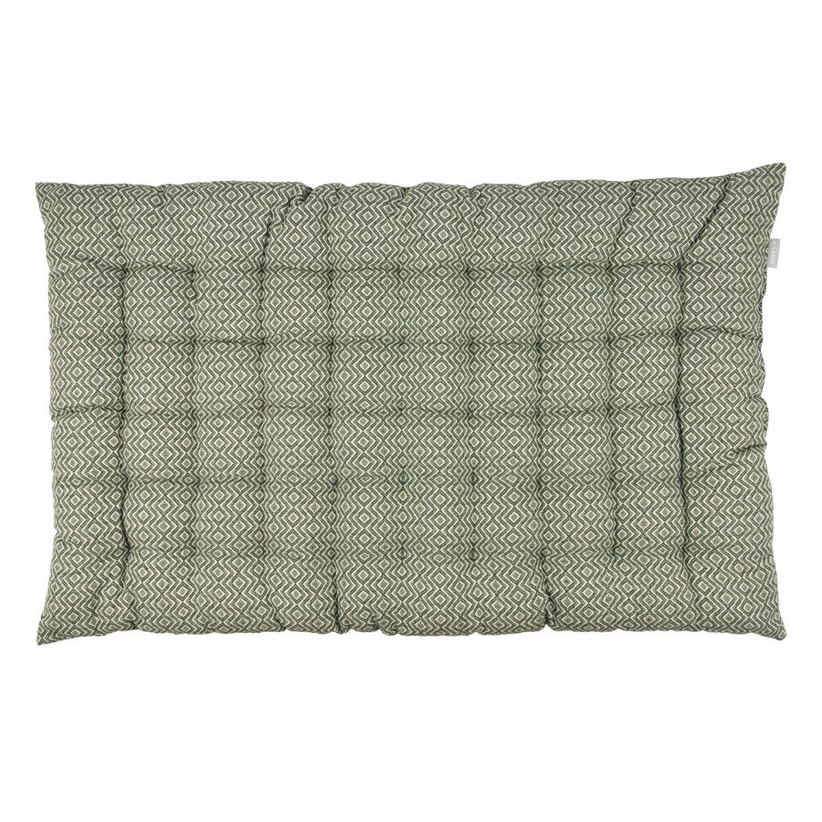 HRUBÝ SEDÁK DOBBY - šalviovozelená, textil (60/100/7cm)