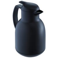 Thermoskanne Schwarz Mit Ausgießer Irene, Ca. 1 L - Schwarz, KONVENTIONELL, Glas/Kunststoff (30/19/50cm) - Leifheit