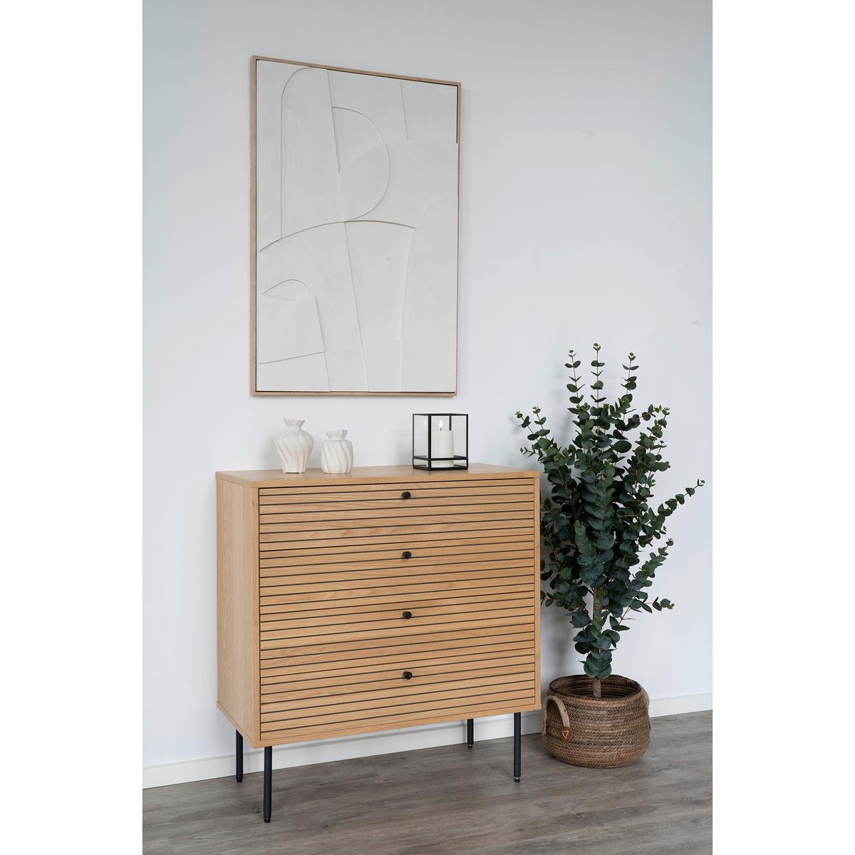 Korbset Aosta Braun 2-Teilig - Braun, Design, Holz