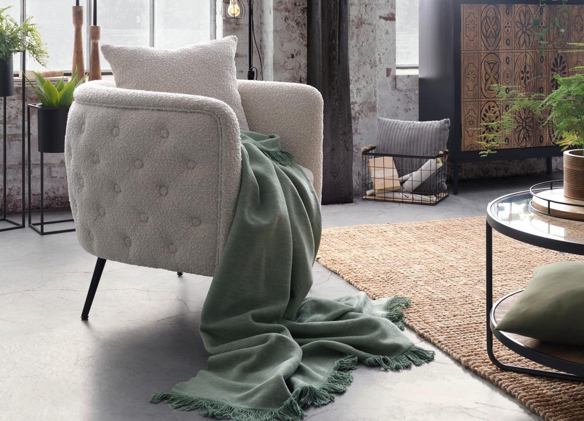DEKORAČNÝ VANKÚŠ CORDI -TOP- - sivá, Konventionell, textil (45/45cm) - Modern Living