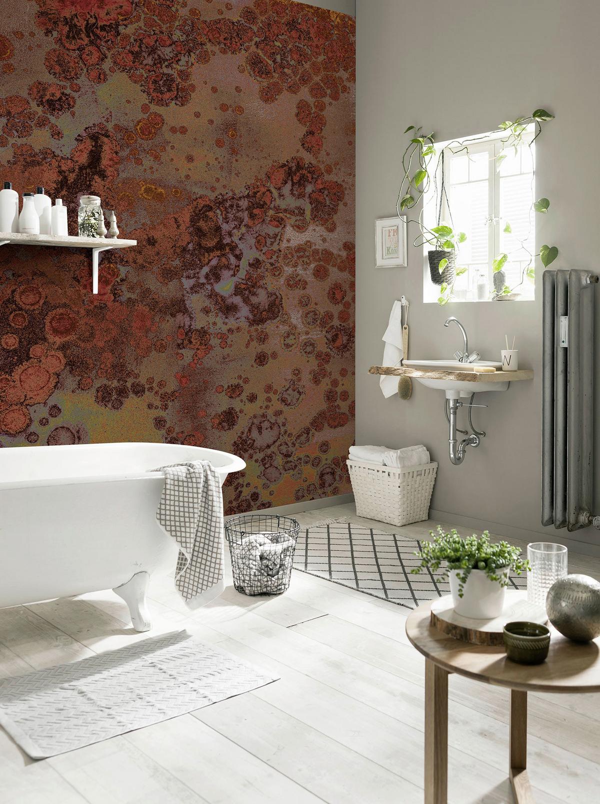 Vliestapete Patina - Braun, Basics (200/250cm) - Komar